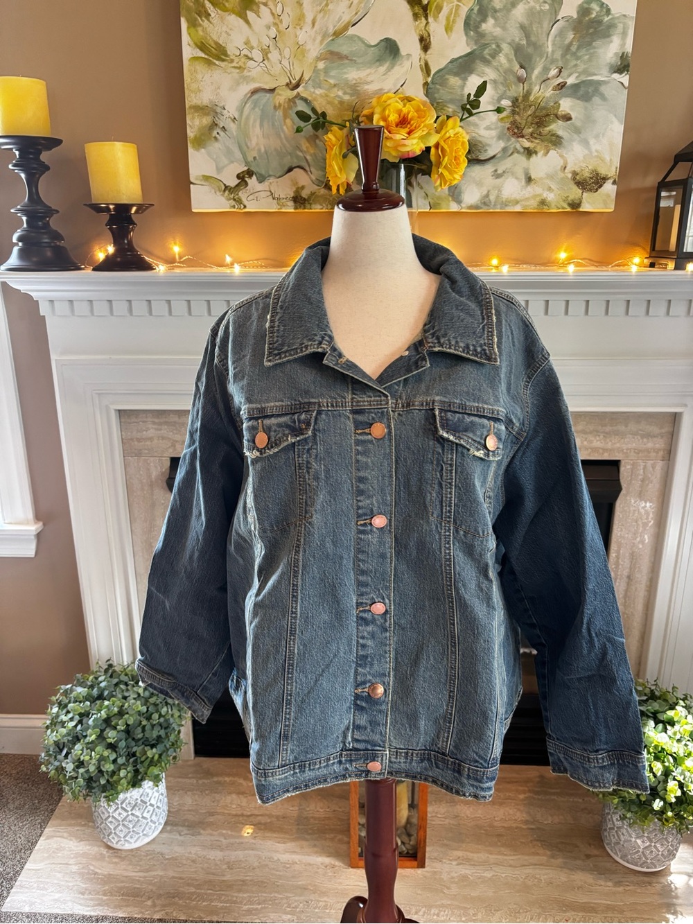 *NEW* Universal Thread Goods Co. Denim Jacket - Size 3XL